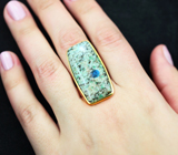 Серебряное кольцо с бирюзой Серебро 925