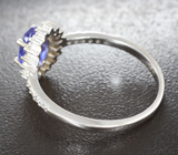 Чудесное серебряное кольцо с танзанитом Серебро 925
