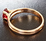 Кольцо c красной шпинелью 0,63 карата Золото