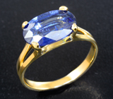 Золотое кольцо с кианитом 2,98 карата Золото