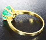 Золотое кольцо с уральским изумрудом 1,78 карата Золото