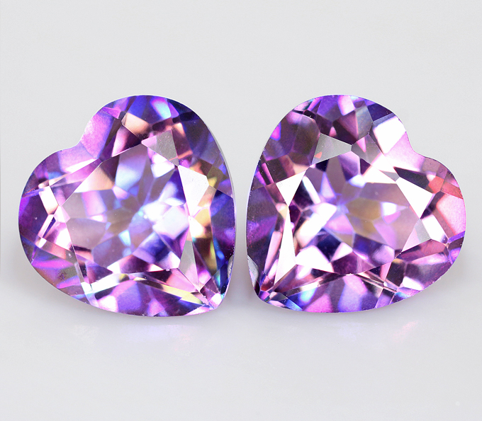 Пара мистических топазов 4,33 карата