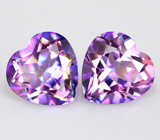 Пара мистических топазов 4,33 карата 