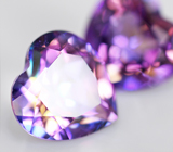 Пара мистических топазов 4,33 карата 