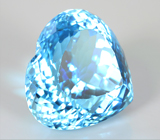 Чистейший крупный голубой топаз 42,33 карата 