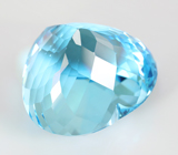 Чистейший крупный голубой топаз 42,33 карата 