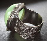 Серебряное кольцо с пренитом 35+ карат Серебро 925