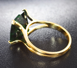 Золотое кольцо с редким контрастным мау-сит-ситом 7,15 карата Золото