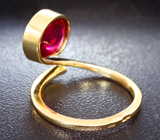 Золотое кольцо с рубином 4,13 карата Золото