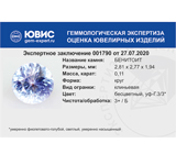 Benitoite (Бенитоит) 0,11 карата Не указан