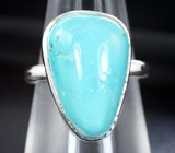 Кольцо c кабошоном армянской бирюзы 13,97 карата