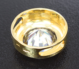 Золотой кулон с чистейшим муассанитом 2,48 карата Золото