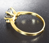 Золотое кольцо с чистейшим муассанитом 2,52 карата Золото