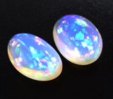 Пара кристаллических эфиопских опалов 7,19 карата 