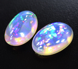 Пара кристаллических эфиопских опалов 7,19 карата 