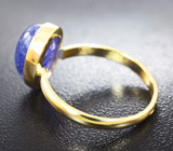 Золотое кольцо с насыщенным танзанитом 3,75 карата Золото