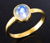 Золотое кольцо с лунным камнем 1,57 карата Золото