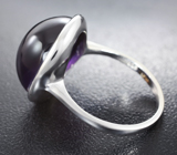Стильное серебряное кольцо с аметистом Серебро 925