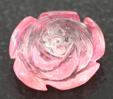 Миниатюра «Цветок» из цельного турмалина 1,5 карата