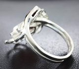 Серебряное кольцо с родолитами