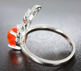 Симпатичное серебряное кольцо с кристаллическим опалом Серебро 925