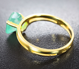 Золотое кольцо с уральским изумрудом 1,95 карата Золото