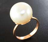 Золотое кольцо с морской жемчужиной 18,35 карата Золото