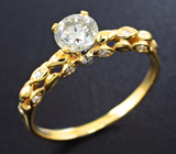 Кольцо с бриллиантом 0,67 карата Золото