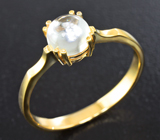 Золотое кольцо с лунным камнем 2,21 карата Золото