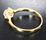 Золотое кольцо с лунным камнем 2,21 карата Золото
