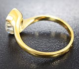 Кольцо c муассанитом 1,79 карата Золото
