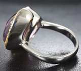 Серебряное кольцо с аметринами авторской огранки 15,17 карата и сапфирами Серебро 925
