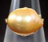 Комплект с морским жемчугом барокко 46,28 карата Золото