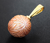 Кулон с резной жемчужиной Edison 11,25 карата Золото