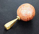 Кулон с резной жемчужиной Edison 11,25 карата Золото