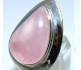 Кольцо с насыщенно-розовым кварцем Серебро 925