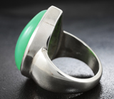 Серебряное кольцо с хризопразом Серебро 925