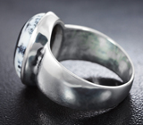 Серебряное кольцо с дендритическим агатом