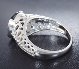 Стильное серебряное кольцо с золотистым кварцем Серебро 925