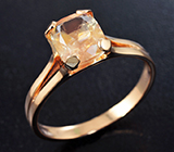 Кольцо с орегонским солнечным камнем 1,86 карата Золото
