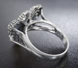 Оригинальное серебряное кольцо с марказитами Серебро 925