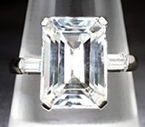 Комплект с бесцветными топазами 21,04 карата