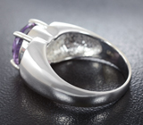 Изящное серебряное кольцо с аметистом