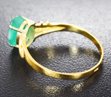 Золотое кольцо с уральским изумрудом 1,51 карата Золото