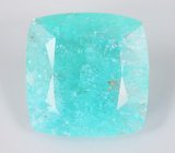 Кольцо с медьсодержащим параиба турмалином 19,71 карата и бриллиантами