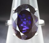 Кольцо с иолитом эксклюзивного размера 8,92 карата