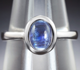 Изящное серебряное кольцо с кианитом