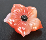 Agate with black sapphire (Агат с сапфиром) 13,82 карата Не указан