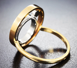 Кольцо с биксбитом 0,01 карата Золото