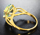 Золотое кольцо с аквамарином 3,74 карата Золото